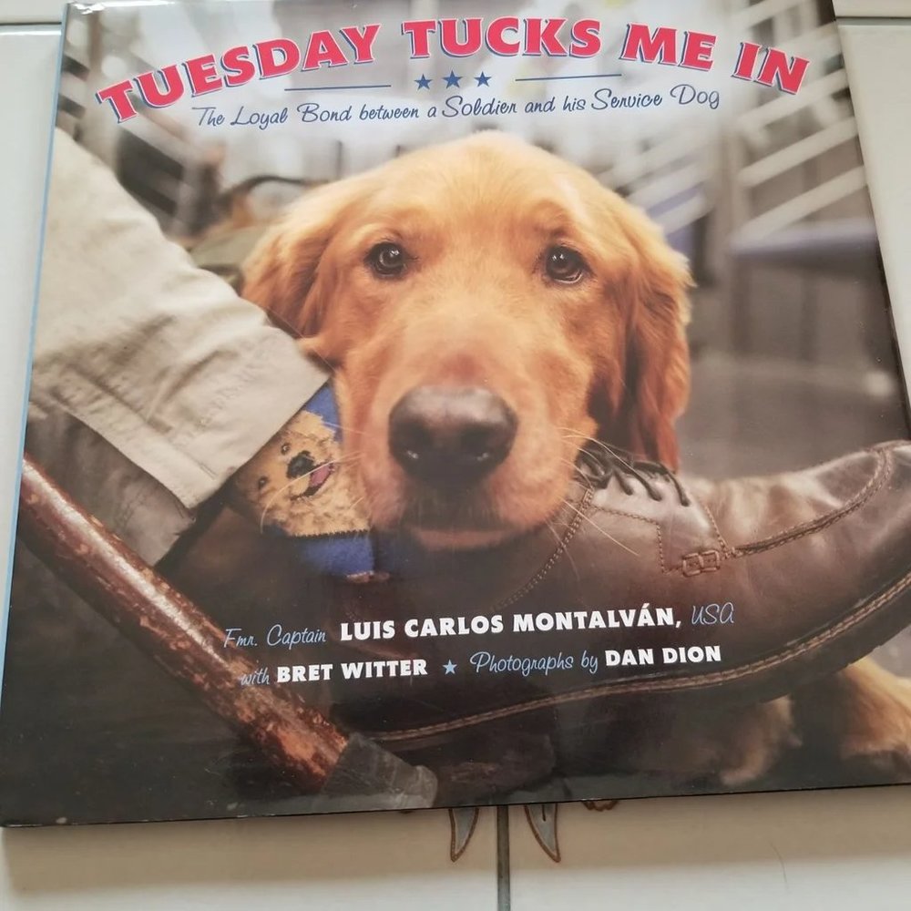 Tuesday Tucks Me In Book - Service Dog